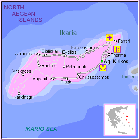 Isola Ikaria Grecia
