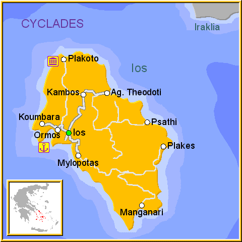 Isola Ios Cicladi Grecia