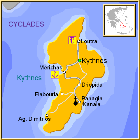 isola di kythnos