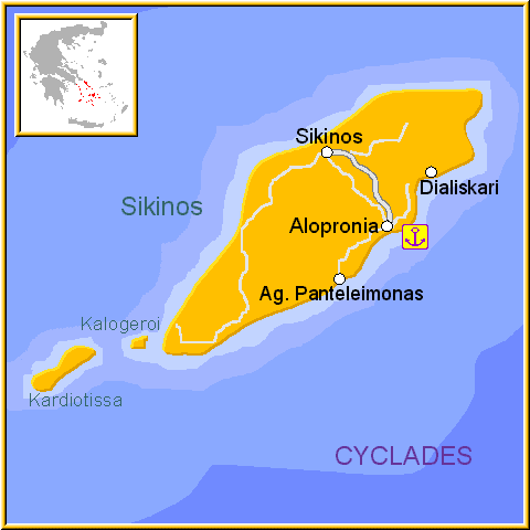 Isola di Sikinos Sikinos