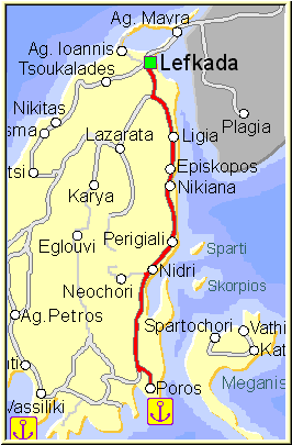 Itinerario 1 Lefkada